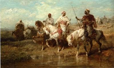 Arab or Arabic people and life. Orientalism oil paintings 605, unknow artist